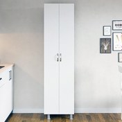 Resim Eco Room 2 Kapak 8 Raflı Çok Amaçlı Dolap - Beyaz 