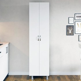 Resim Eco Room 2 Kapak 8 Raflı Çok Amaçlı Dolap - Beyaz 
