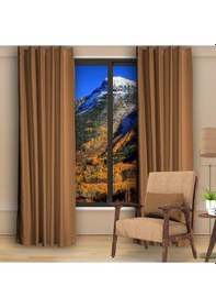 Resim Camel Blackout Karartma Fon Perde Güneşlik Pilesiz Extraforlu Düz Dikim-camel Camel 