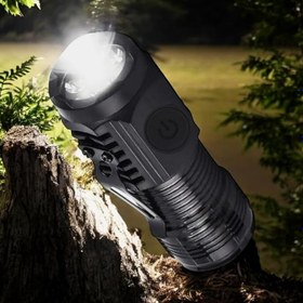 Resim El Feneri Led USB ŞARJLI-Ultra Güçlü Parlak Mini Boy El Feneri [Enerji Sınıfı A++]Ortam Lambası Deprem,Polis,Jandarma,Zabıta,Bekçi (YÜKSEK PARLAKLIK) 