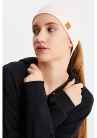 Resim Kadın Pamuklu Kaşkorse, Kaymaz, Terletmez, Ultra Hafif, Spor Saç Bandı Bandana - Tek Ebat / Pudra Pudra 
