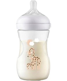 Resim Doğal Tepkili Zürafa Desenli Biberon Pp 260 Ml 3-6 Ay Scy903/66 