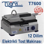 Resim Tuğra J460 7600 12 Dilim Elektirkli Döküm Tost Makinesi 