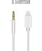 Resim HİQONİC IPhone 7 8 X Max 11 12 Pro Uyumlu Lightning To Aux Kablo 1mt Müzik Kulaklık Ses Dönüştürücü HİQONİC IPhone 7 8 X Max 11 12 Pro Uyumlu Lightning To Aux Kablo 1mt Müzik Kulaklık Ses Dönüştürücü