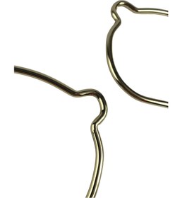 Resim Metal Kedi Figürlü Çanta Sapı 11x8 cm - Gold Desenli 