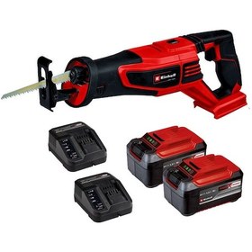 Resim Einhell TE-AP 18/28 Li BL Kömürsüz 5.2 Ah Çift Akü Tilki Kuyruğu 