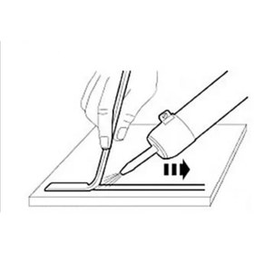 Resim NORTH PLAS -kaynak Çubuk (pom ) Beyaz ( Dar ) 