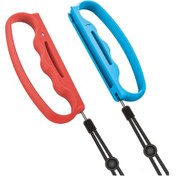 Resim Geekyou Switch Joy-con Tutma Kılıfı, Boks Tutacaklı, 2'li Set, Kırmızı-mavi, Abs Malzeme, Taşıma İpi Dahil 