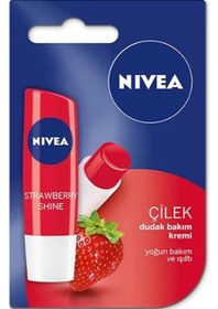 Resim Nivea Lip Çilek 24 Saat Nemlendiren Dudak Kremi 