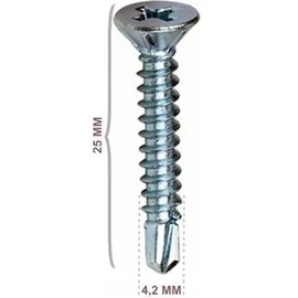 Resim Std 4,2 x 25 mm Yhb Matkap Uçlu Vida (1500 Adet) 