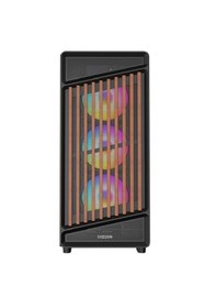 Resim Fazeon F19 750w 80plus Bronze 4x120mm Argb Fanlı Atx Siyah Bilgisayar Kasası 