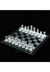 Resim Cam Satranç Seti Oyunu Alk2545 