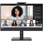 Resim Lenovo Thinkvision T24MV-30, 23.8" Fhd IPS Monitör, Pivot, Yükseklik Ayarlı Ayak, USB Type-C, Rj-45 Ethernet Hub, 63D7UAT3TK, Webcam Speaker 