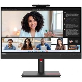 Resim Lenovo Thinkvision T24MV-30, 23.8" Fhd IPS Monitör, Pivot, Yükseklik Ayarlı Ayak, USB Type-C, Rj-45 Ethernet Hub, 63D7UAT3TK, Webcam Speaker 