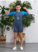 Resim H&v Swımwear Yüzme Tulumu 147982472 Mavi 