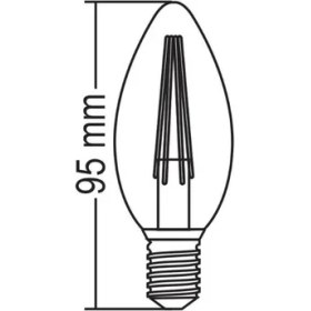 Resim Forlife 4 Watt E14 Mum Rustik Ampul - 5 Adet 