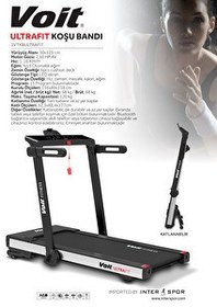 Resim Voit Ultra Fit Kurulum Gerektirmeyen Katlanabilir Koşu Bandı 