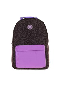Resim Kaukko Double Colors Üç Bölmeli Kız Çocuk Okul Ve Günlük Sırt Çantası - Siyah Mor - K1837 Siyah - Mor 