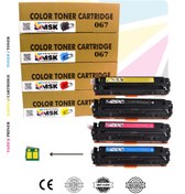 Resim msk printers Canon I-Sensys MF-657CDW Uyumlu Toner Seti 