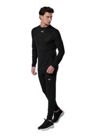 Resim Mizuno Premium Merino Wool Crew Erkek Termal Ve Yün İçlik Siyah Çok Renkli 