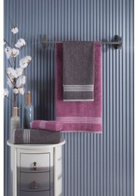 Resim 4 Lü Kadın Erkek Banyo Havlusu Takımı Oscar 001 