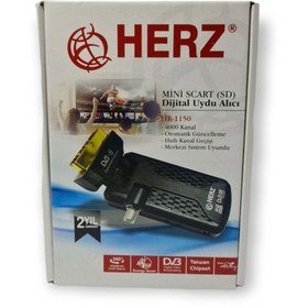 Resim Herz Uydu Alıcı Mini Scart Sd Herz Hr-1150 
