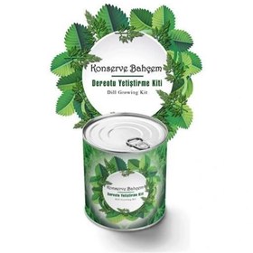 Resim Leyloş Buffer® Konserve Bahçem Evde Konservede Dereotu Yetiştirme Kiti Aparatı 
