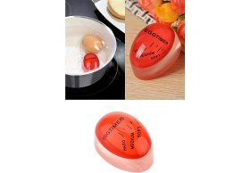 Resim Tonkut Renk Değiştiren Yumurta Zamanlayıcı Dublör Yumurta Egg Timer Isıya Duyarlı Haşlama Derece Belirleyi 
