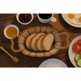 Resim Noah Exclusive Noah Exclusıve Oval Hasır Ekmek SEPETİ-27CM X18 cm x 7 cm 