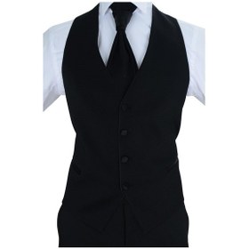 Resim Cengiz İnler Kırçıllı Taşlı Kırlangıç Yaka Tek Düğme Damatlık 001 