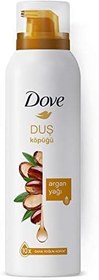 Resim Dove Argan Yağı Duş Köpüğü,10 Kat Daha Yoğun Köpüğe Sahip Kremsi Formül, 200 ml, Beyaz 
