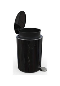 Resim Primanova Lenox 5 Lt Pedallı Çöp Kovası Siyah 