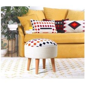 Resim Lorencehome Farm Kilim Puf - Efes 