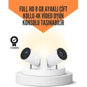 Resim 10.000 Oyun Destekli, Çift Kollu 4K Projeksiyon – Hdmı, Usb, Aux, Ethernet Yok 