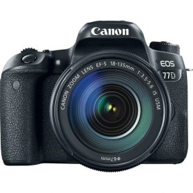 Resim Canon Eos 77D 18-135mm IS USM Nano Lens Kit + 16Gb Kart + Çanta 