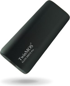 Resim TwinMOS 2Tb Pssd2Tbedp 2Tb 1100-1050 Mb-S Usb 3.2-Type-C Siyah Taşınabilir Ssd 
