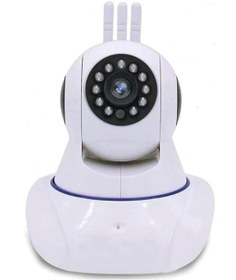 Resim shopwave Gece Görüşlü Hd 360 Derece Wifi Ip Kamera Bebek Kamerası 