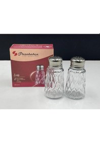 Resim Paşabahçe Leafy Cam Tuzluk-biberlik 2'li 100 Ml Şeffaf 
