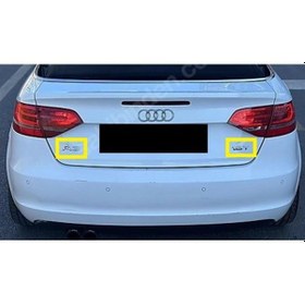 Resim Audi Uyumlu A3 Ve 1.8 T Bagaj Yazısı Seti 2'li Paket 3m 3d Abs 