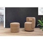 Resim Vivense RELAX TEDDY BERJER VE PUF, KAHVE 