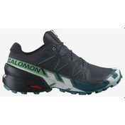 Resim Salomon 474653 Speedcross 6 Carbon/tahitian Tide/white Erkek Outdoor Ayakkabı 001 