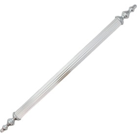 Resim Lideraks Zirve Çubuk Krom 96 mm Alüminyum Kulp ( 5 Adet) 