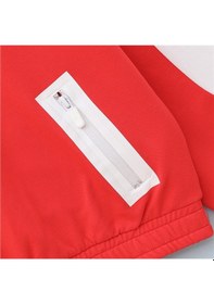Resim Wanex Kız Çocuk Dik Yaka Yarım Fermuarlı Şardonlu Uzun Kol Kalın Sweatshirt - 31989 Nar Çiçeği 