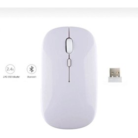 Resim Alfa MEC Galaxy Tab S7 T870 T875 T876 Uyumlu Mouse Bluetooth Wireless Şarj Edilebilir Fare 2.4g 