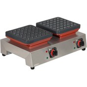 Resim OMAKE PFR.01.E21 Manuel Zamanlayıcılı Poffertjes Çiftli Makinesi, Elektrikli 