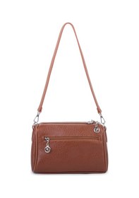 Resim Nas Bag Kadın Omuz Ve Çapraz Çantası Ayarlanabilir Askılı Taba Victoria 
