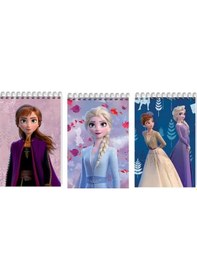 Resim Keskin Color Bloknot Spiralli Frozen 42 Yp A7 3'lü 140100-92 