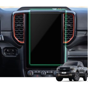 Resim Ford Ranger Wildtrak / Wildtrak x (2023-2026) Uyumlu 12" Multimedya 9h Nano Ekran Koruyucu 