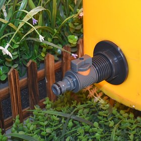 Resim 1 Adet - 16mm IBC Tank Adaptörü Nipel Musluk Dişi - Dayanıklı Plastik Yağmur Suyu Toplama Bağlantısı, Vana Dahil, EU/US Standart Bahçe Hortumu, Çim Bakımı ve Dış Mekan Sulama Sistemi 