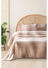 Resim Merinos Dream Home 3 Parça Battaniye Seti Bej Bej 